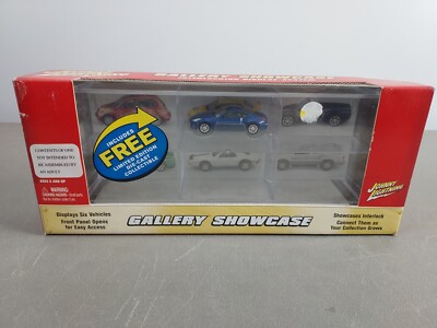 Johnny Lightning Gallery Showcase 6 Vehicle Interlocking Display System Nissan