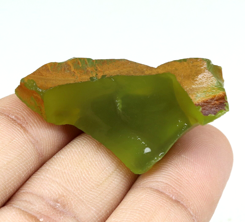 Natural Green Opal Australian Uncut Rough Certified Loose Gemstone 62.70 Ct - Picture 7 of 9
