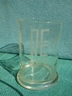 Lab Beaker 400 ML RCC Acid Etched 3 1/4" Wide x 4 9/16" High / Weight 11 Ozs VG+ — photo 1