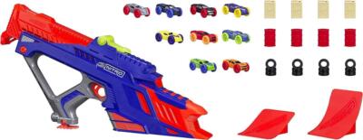 Nerf Nitro MotoFury Rapid Rally inkl. 9 Autos + Rampen und Hindernisse