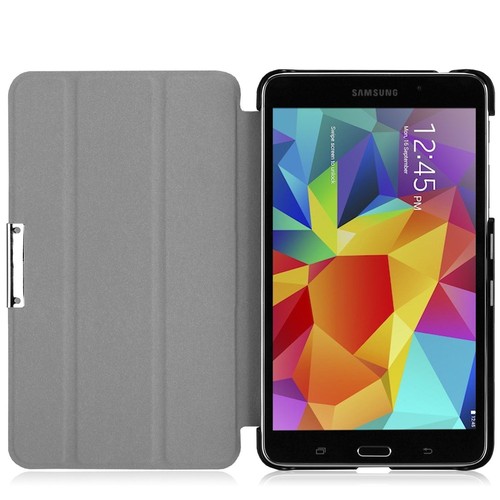 Funda protectora ultra delgada Samsung Galaxy Tab 4 (10,1 / 8 / 7) pulgadas MoKo: suspensión automática - Imagen 27 de 33