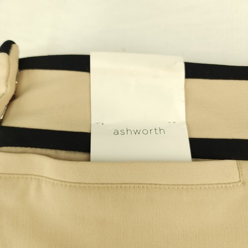 New ASHWORTH Womens Sz 12 Skirt Khaki Stretch Skort Golf Activewear 4 Pockets - Picture 8 of 13