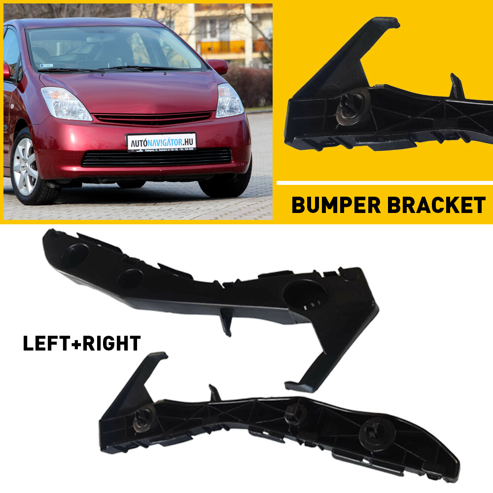 2 PC Left Right Lower Bumper Bracket Fits 2004-2009 Toyota Prius TO1042109  