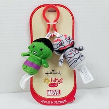 HALLMARK ITTY BITTYS CLIPPYS HULK ULTRON Marvel Hallmark Plush NWT