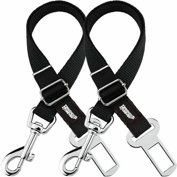 Large Dog Car Seat Belt Buckle for Big Dogs Best Pet Adjustable Leash Safety 2pc for sale online