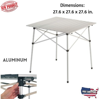 Camping Table Portable Non-rust Lightweight for BBQ Grill Smoking Outdoor Camper