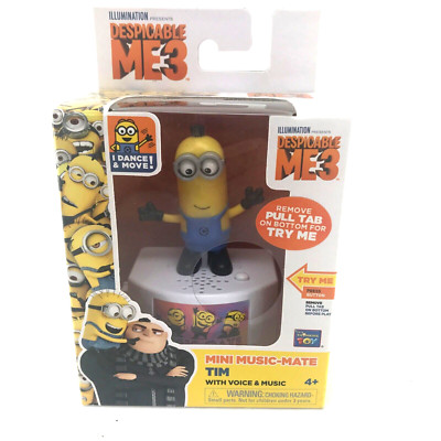 Despicable Me3 Mini Music-Mate TIM  with voice and music- New in package