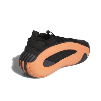 Adidas Harden Vol. 8 Sculpt MEN 7.5 Black Orange Mens Basketball