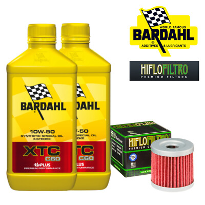 Suzuki DR/Z/400 E S SM Bardahl XTC C60 10W50 Off Road Ölfilter KIT/Inspektion