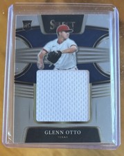 2022 Panini Select #RJS-GO Glenn Otto Rookie Jumbo Relic Rangers RC SP
