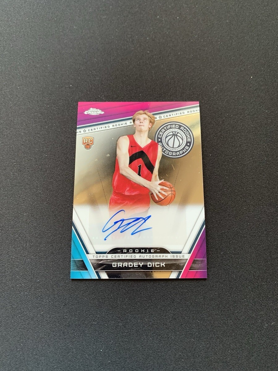 2024 Topps Chrome Basketball GRADEY DICK CRA-GD Certified Rookie
