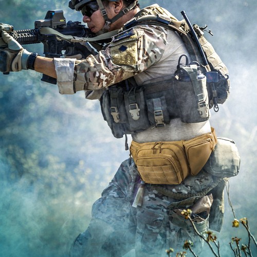 Tactical Concealed Carry Fanny Pack Holster Pouch Pistol Waist Gun Bag Belt - Picture 12 of 24