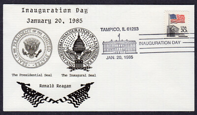 1985 Reagan-Bush 2nd Inauguration - Unknown-Maker TAMPICO Inaugural ...