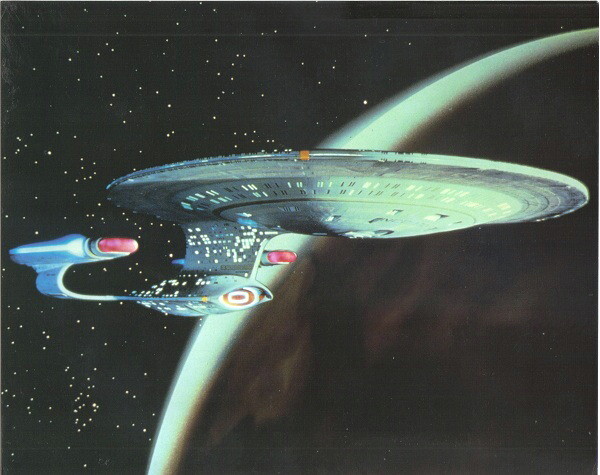 Star Trek The Next Generation USS Enterprise 8 x 10 Glossy