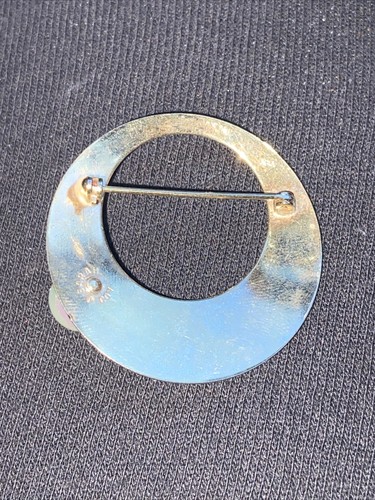 Vintage 60er Sarah Coventry Mod Offset Kreis Kunstperlen Brosche Modeschmuck - Bild 4 von 4