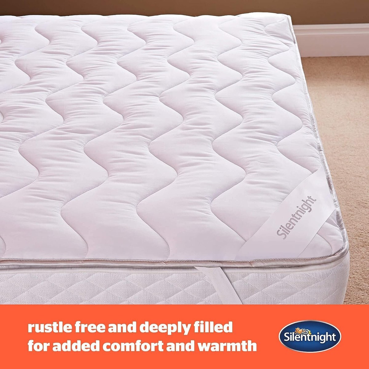 Silentnight King Size Bed Heat Genie Mattress Topper Warm Self Heating  Reflector | eBay