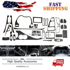 For Infiniti Q50 Q60 14-20 32Pcs Real Carbon Fiber Kits Full Interior Trim Cover