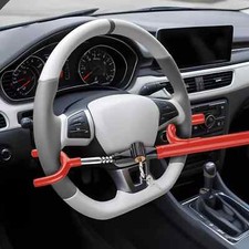 Steering Wheel Lock The Club Twin Hooks Anti Theft Universal Car Truck Van Suv