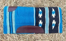 Westernpad "Texas" Pad, close-contact form, Showpad, turquoise   "32"   *NEU*