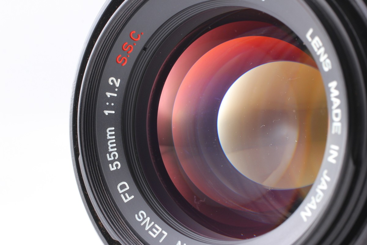 Exc+5] Canon FD 55mm F1.2 S.S.C. SSC MF Manual Focus Wide
