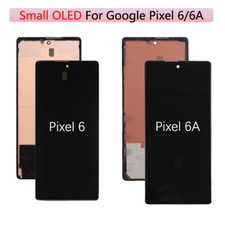 For Google Pixel 6 6A Small OLED Display Touch Screen Replacement Black Frame