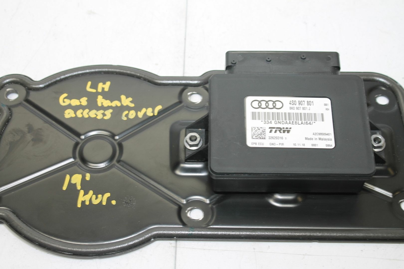 2019 LAMBORGHINI HURACAN LH GAS TANK COVER W/ BRAKE CONTROL 4S0803961C 15 16 17