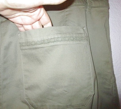 Neu mit Etikett Democracy AB Solution Cargo Hose Größe 24 W HOHER BUND 6 Taschen STRETCH - Bild 11 von 12