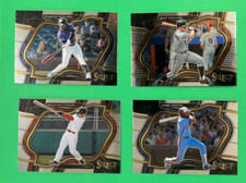 LOT OF (4) 2023 PANINI SELECT BASEBALL DIAMOND LEVEL SP CARDS YOSHIDA, DAWSON