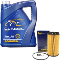 MotoröL Set 10W-40 5 Liter + ÖLfilter FüR Alfa Romeo Audi Ford VW Transporter
