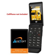 High-Performance 2150mAh Replaceable Extra Battery for CAT S22 Flip T-Mobile NEW