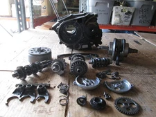 Honda 1984 ATC200 Crankcases Crankshaft Oil Pump Flywheel Layshaft Etc Parts Lot