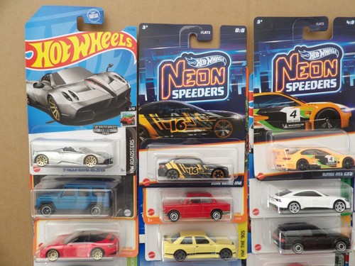 Hot Wheels Mercedes BMW Audi Porsche AMG Pagani Bugatti Zamac 28 Cars #5 - Picture 8 of 13