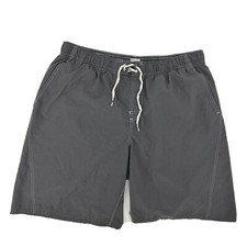 Nike Shorts Men's Swim XL Gray Swimming Trunks Mesh Lined Elastic Waist