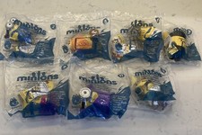 2015 McDonald  s Minions Set Of 7 Sealed Happy Meal Toys