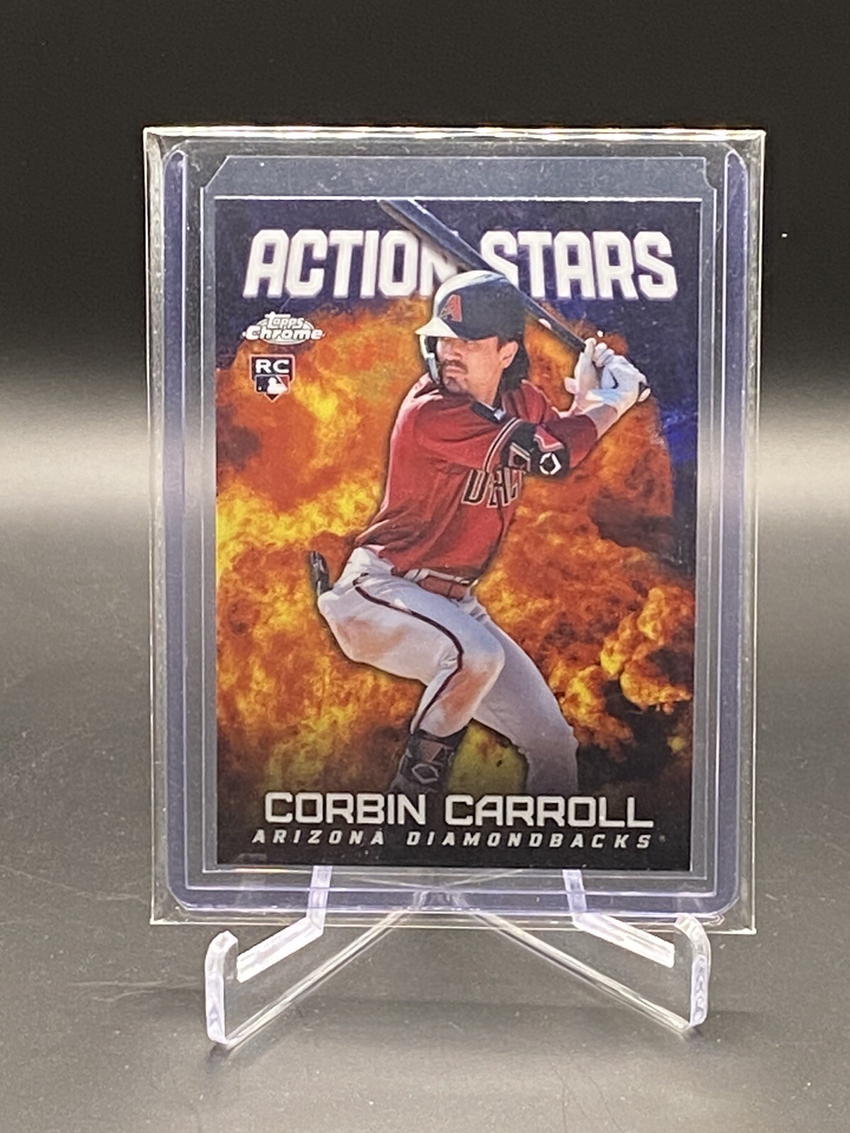2023 Topps Chrome Update Action Stars Refractor Corbin Carroll RC Diamondbacks