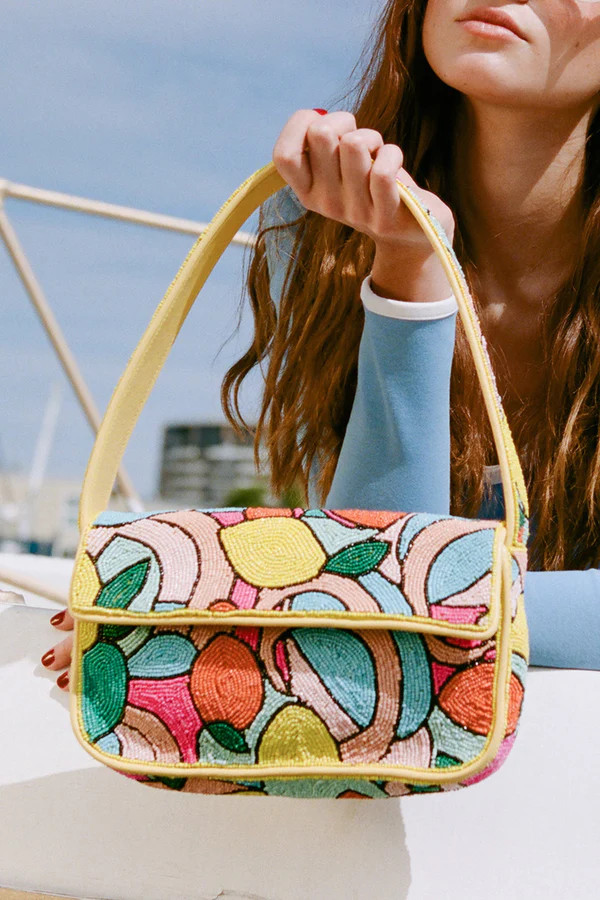 STAUD BEADED TOMMY BAG 🍋 NWOT  — image 3