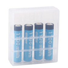 4PCS 1.5V Rechargeable AAA Li-ion Lithium ion Batteries 1100mwh Battery W/ Box
