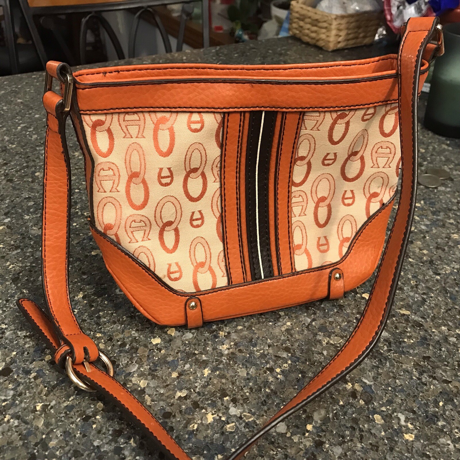 Etienne Aigner Logo crossbody handbags Gem