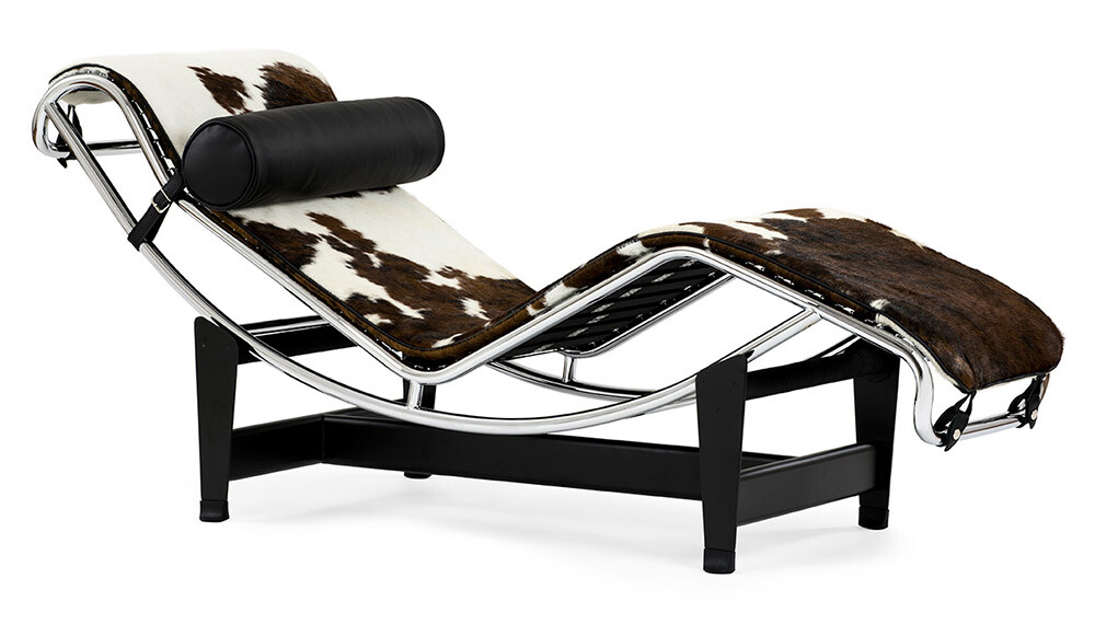 Matelas + Appui-tête De Remplacement Pour Chaiselongue PONY - Fabriqué En Italie, Blanc/Noir
