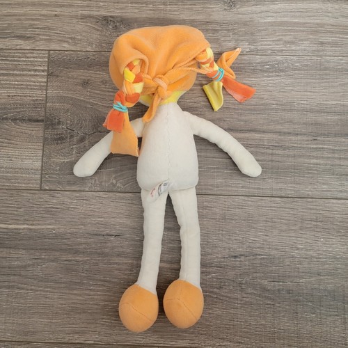 Kathe Kruse Stofftier Plüsch Puppe Mädchen orange gelbe Zöpfe 13 Zoll - Bild 2 von 9