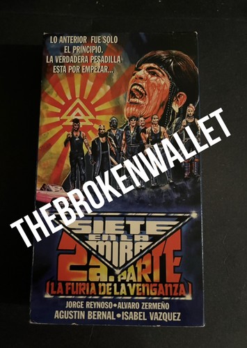 7 Siete En La Mira 2 Vhs Rare Mexican Jorge Reynoso Punks Gore