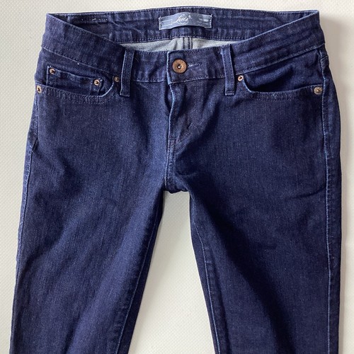 Ladies Levis 531 SKINNY Low Rise Dark Blue Jeans Size 6 W24 L28 (482H) - Picture 2 of 8