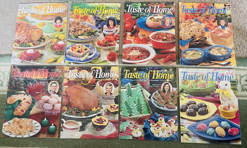 Taste of Home - 12 Magazines (8 pictured) 2000-2004 - like new condition