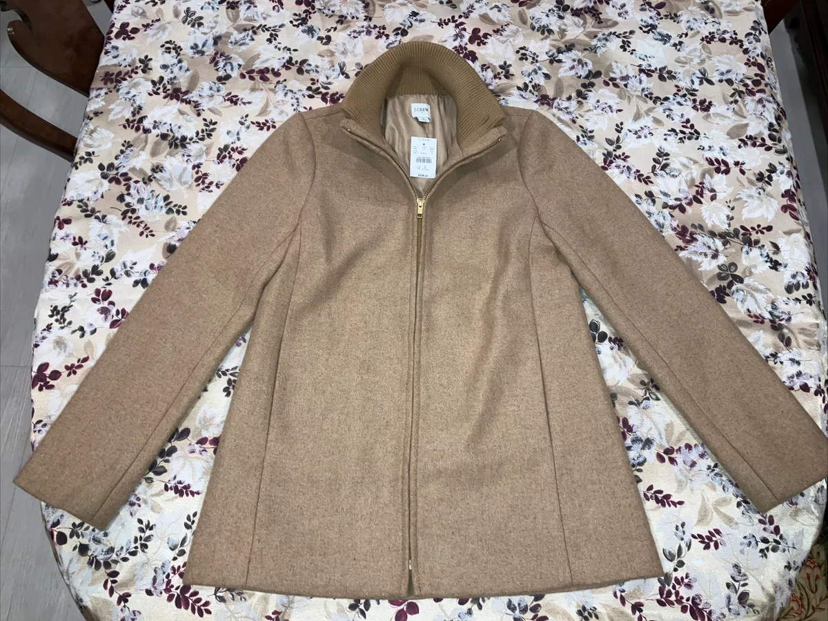 J crew tan coat cheap