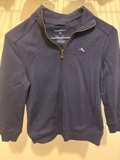 Tommy Bahama youth M 7/8 long sleeve blue shirt