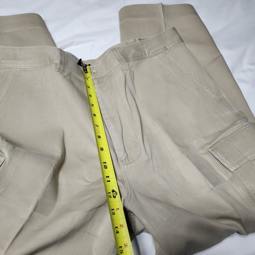 Vintage Polo Ralph Lauren Cargo Hose Herren 38x30 High Waist Baggy Chino 90er - Bild 3 von 13
