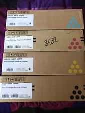 Genuine Ricoh Savin Lanier Toner SET SP C252HA 407653, 407654, 407655, 407656