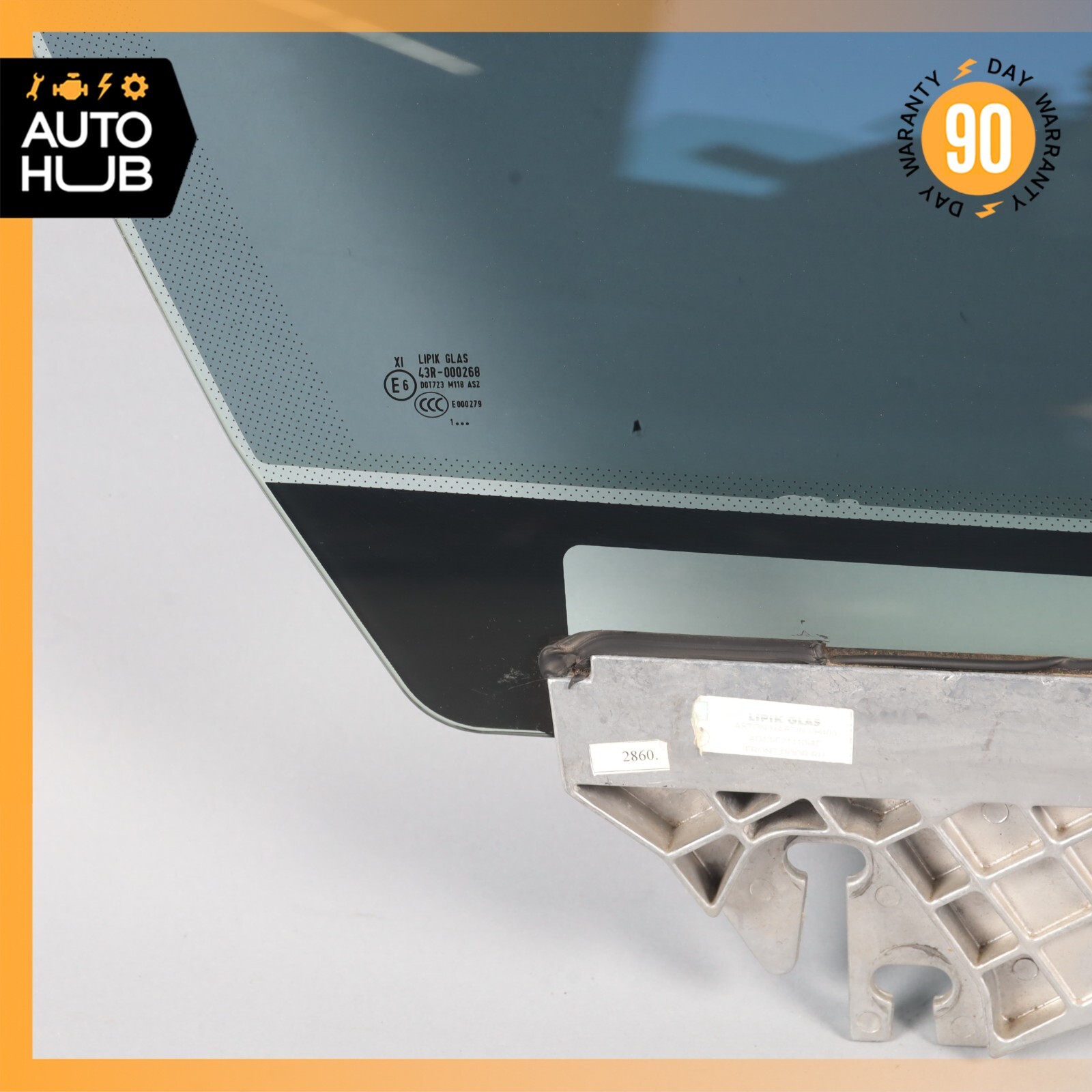 10-19 Aston Martin Rapide Front Right Side Door Window Glass OEM 11k MILES