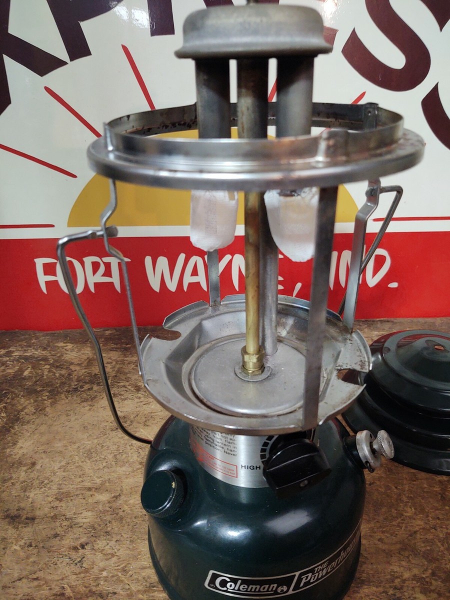 コールマン The Powerhouse 290 Vintage 1986 Coleman Powerhouse 2 Mantle Lantern Model 290