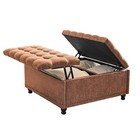 35.4in Coffee Table Ottoman,Lift Top Square Ottoman with Storage for Living Room